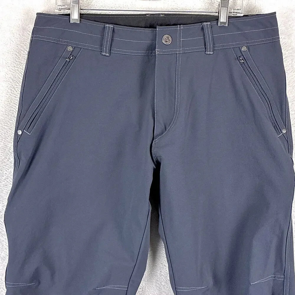 Kuhl Pants Mens 36x32 Gray Destroyr Stretch Performance Outdoors Preppy Hiking